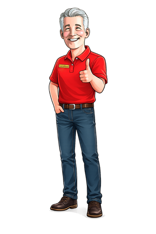 Fred, your friendly InfoWest neighbor, giving a thumbs up